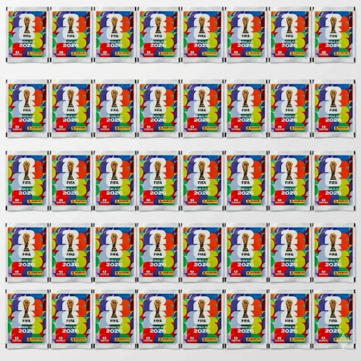 Kit com 40 Pacotes de Figurinhas da Copa 2026 - PANINI
