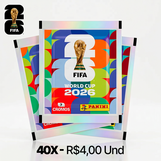 Kit Com 40x Envelopes Oficial FIFA World Cup 2026™
